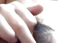 Karvane Aasia masturbating