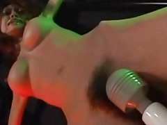 Petite Aasia teen seotud ja toyed